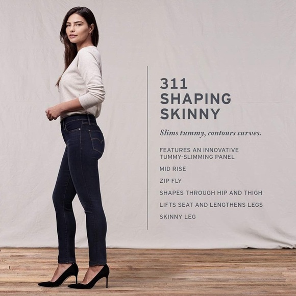 Levi’s 311 Shaping skinny jeans black 28 long - Picture 12 of 12